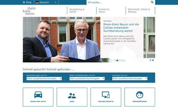 Screenshot of rhein-kreis-neuss.de