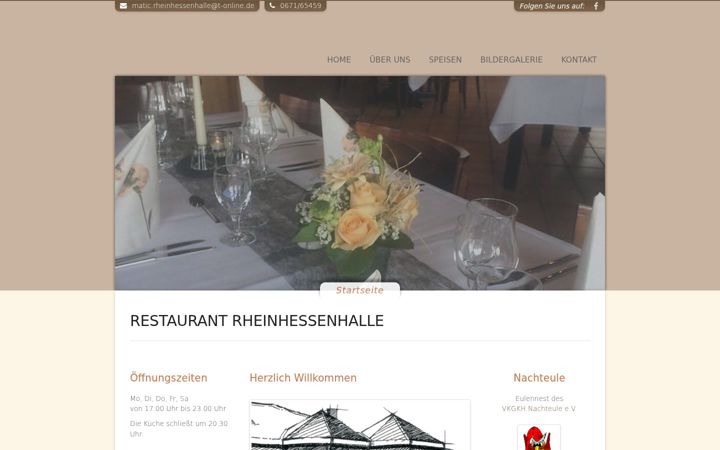 Screenshot of rheinhessenhalle.de