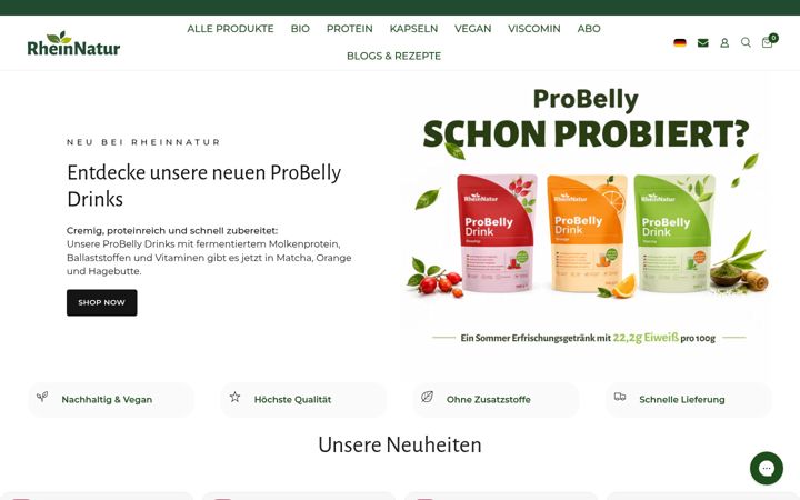 Skärmbild av rheinnatur.de