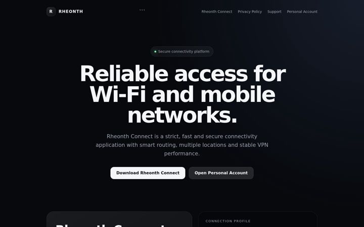 Screenshot of rheonth.ru