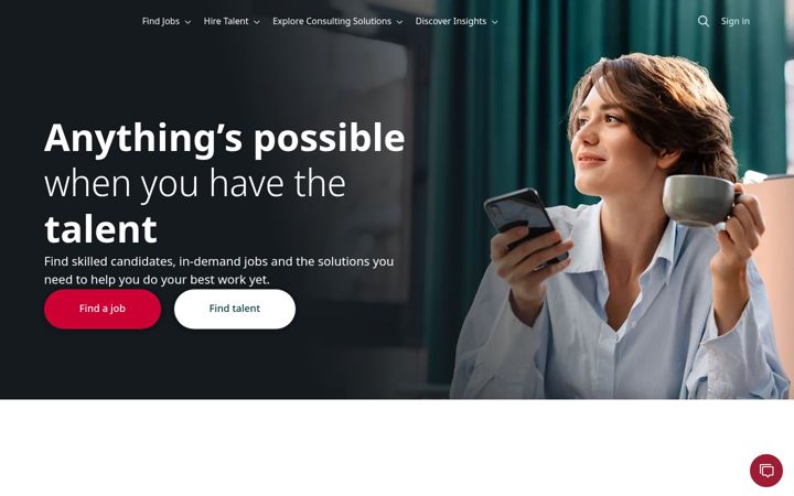 Screenshot of rhi.com