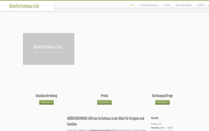 Screenshot of rhoenferienhaus-link.de