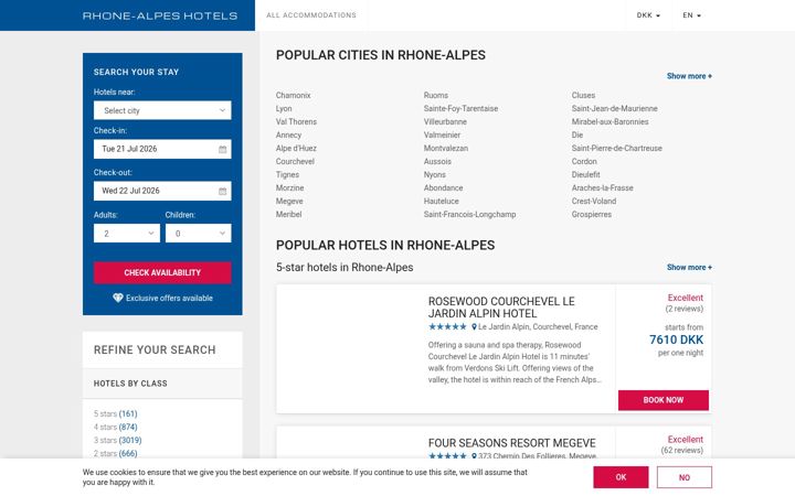 Screenshot of rhone-alps-hotels.com