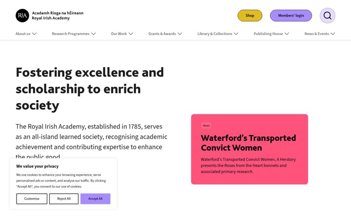 Screenshot of ria.ie