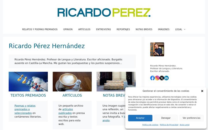 Zrzut ekranu ricardoperez.es