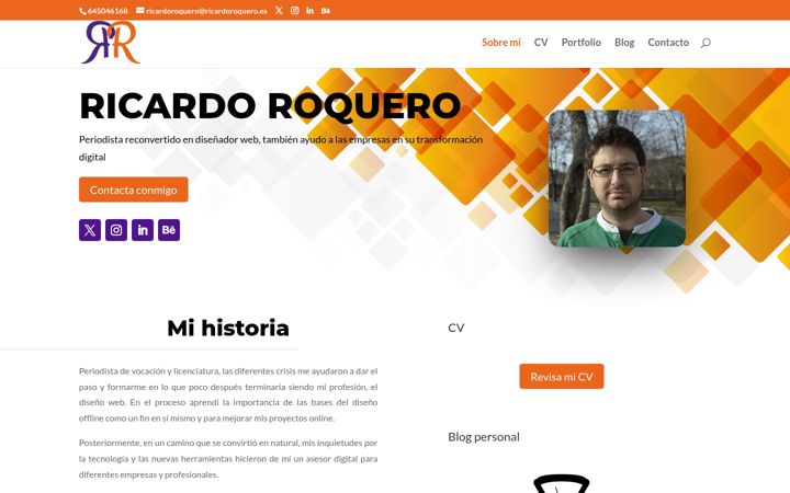 Zrzut ekranu ricardoroquero.es