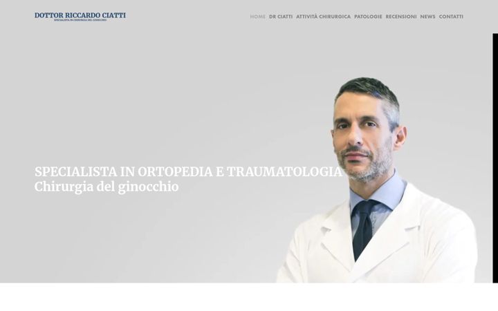 Screenshot von riccardociatti.it