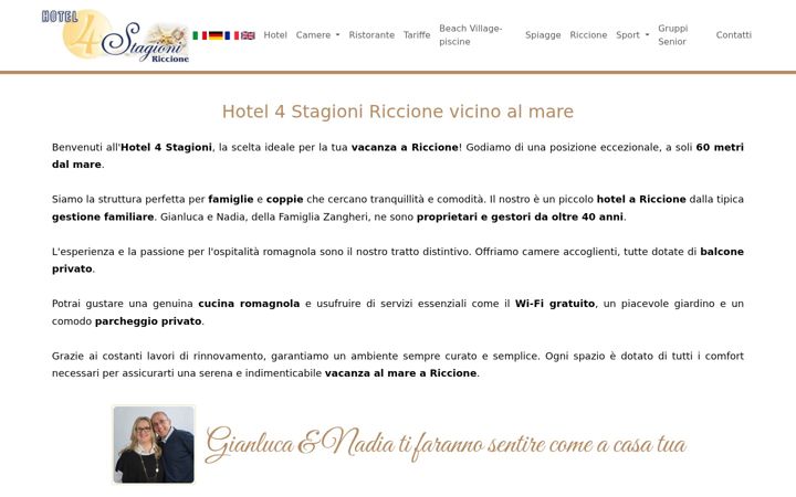 Screenshot of riccionehotelsadria.com