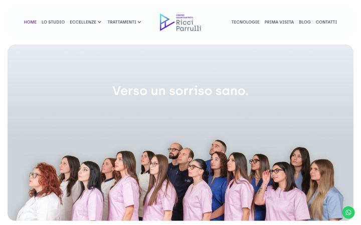 Screenshot von ricciparrulli.it