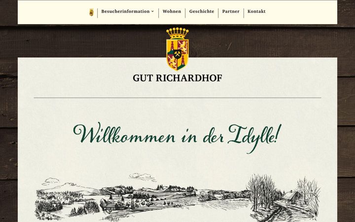 Captură de ecran a richardhof.at