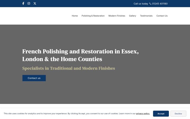 Screenshot of richardhopkinsfrenchpolishers.co.uk