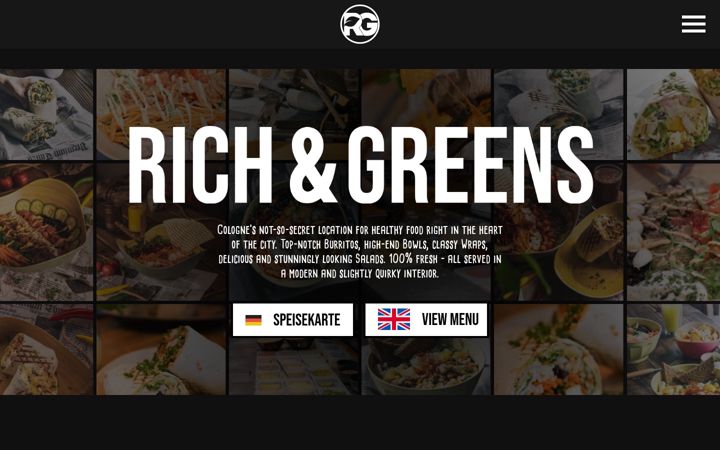 Screenshot of richngreens.com