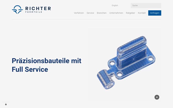 Screenshot von richterformteile.com