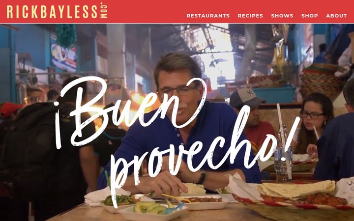 Screenshot of rickbayless.com