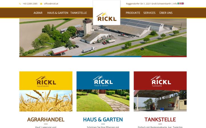 Screenshot of rickl.at