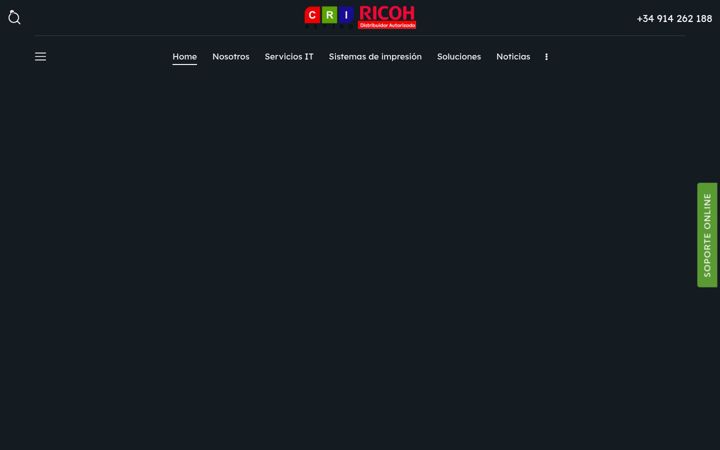 Screenshot of ricohmadrid.es