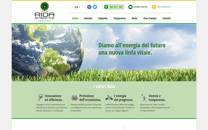 Screenshot di ridambiente.it