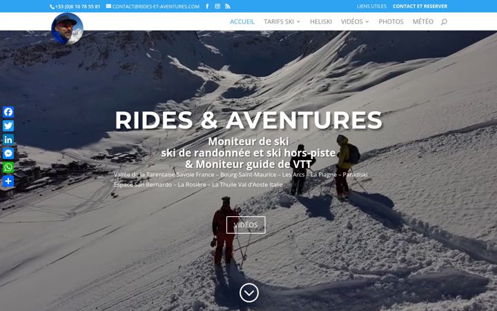Skärmbild av rides-et-aventures.com