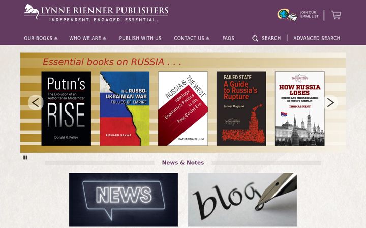 Captura de pantalla de rienner.com