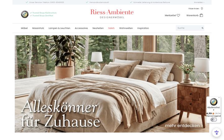 Screenshot of riess-ambiente.net