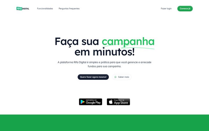 Screenshot of rifa.digital