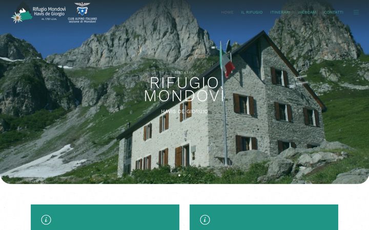 Screenshot von rifugiomondovi.com