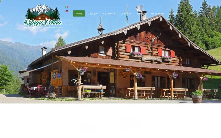 Screenshot of rifugiopetina.it