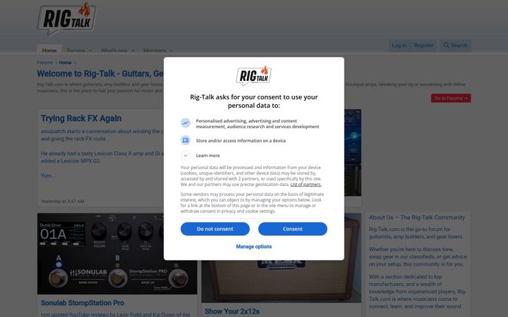 Screenshot of rig-talk.com