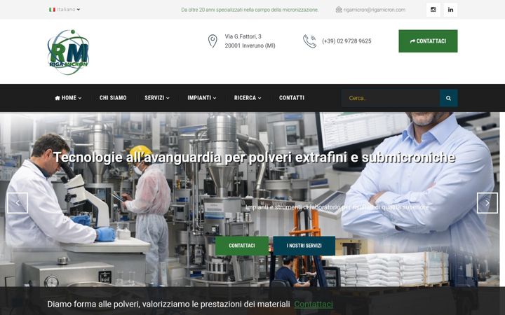 Screenshot of rigamicron.com