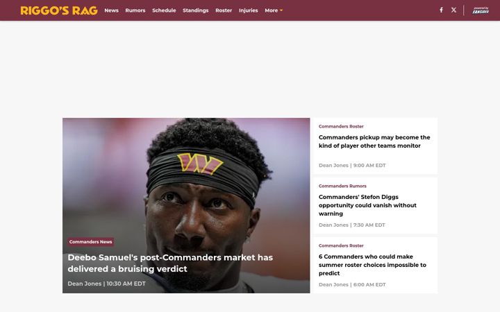 Screenshot of riggosrag.com