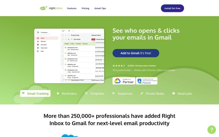Screenshot of rightinbox.com