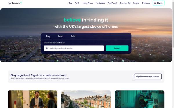 Screenshot of rightmove.co.uk