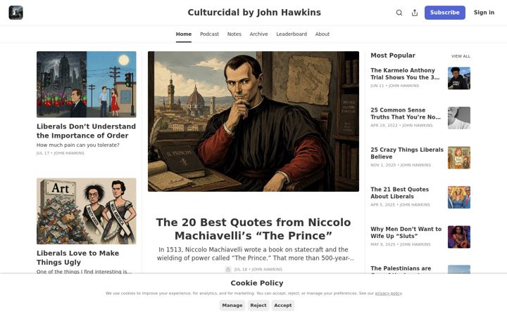 Screenshot von rightwingnews.com