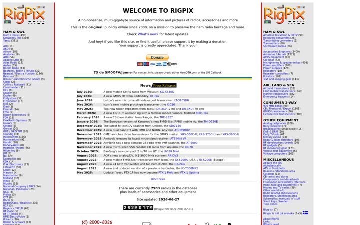 Screenshot of rigpix.com