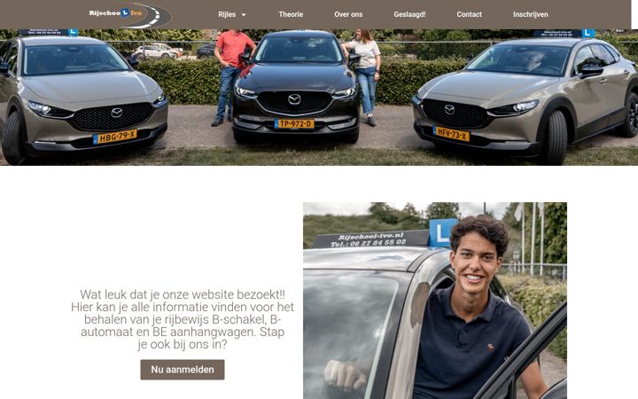 Posnetek zaslona rijschool-ivo.nl