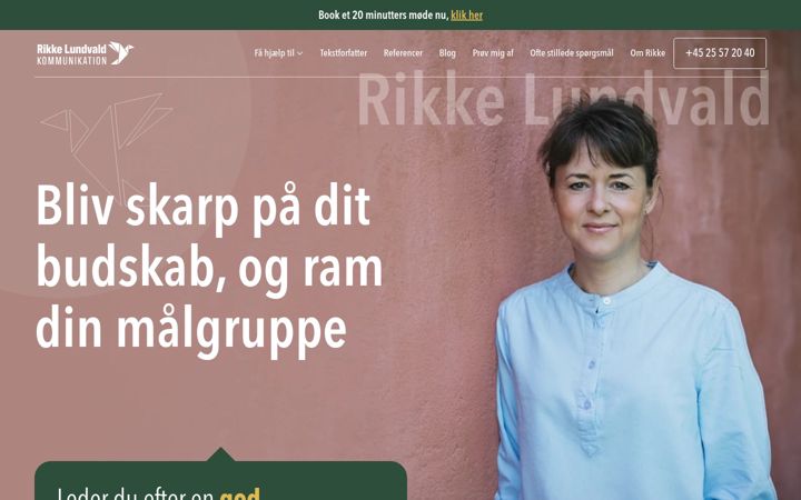 Snímek obrazovky rikkelundvald.dk