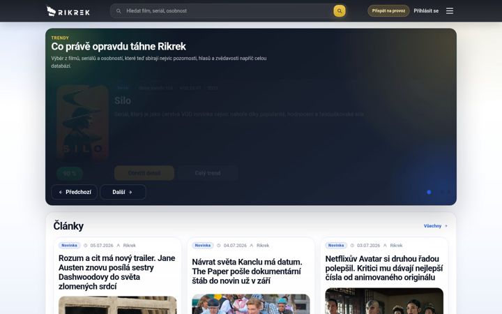 Screenshot of rikrek.com