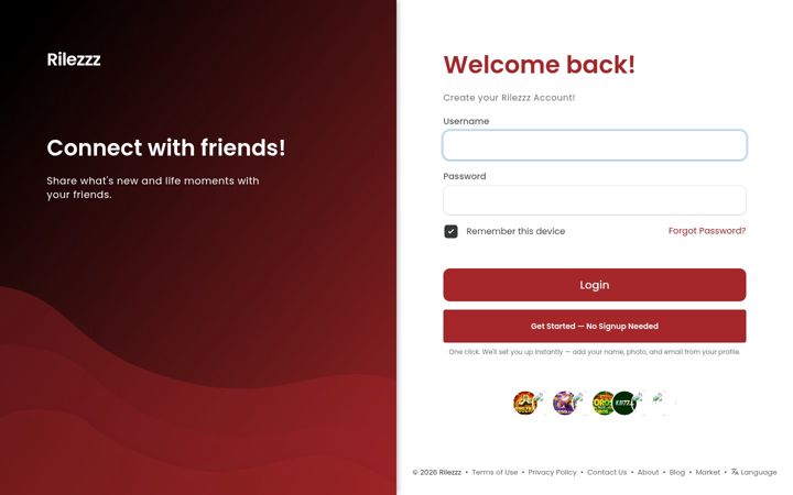 Screenshot of rilezzz.com
