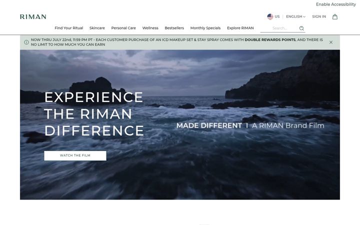Screenshot of riman.com