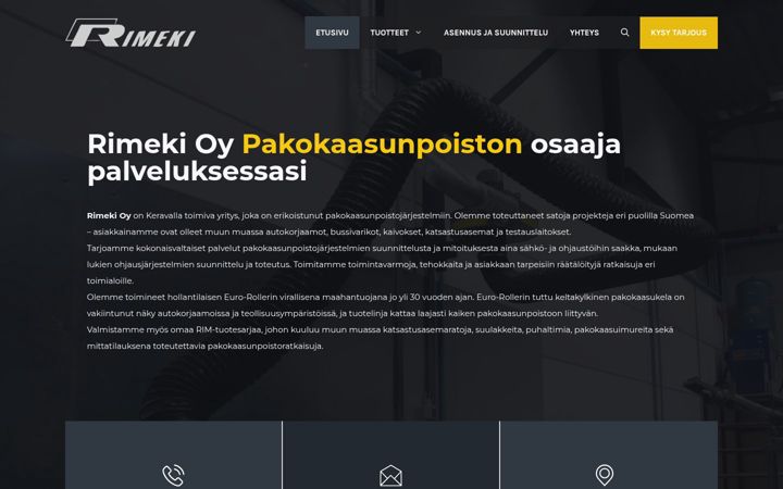 Zrzut ekranu rimeki.fi