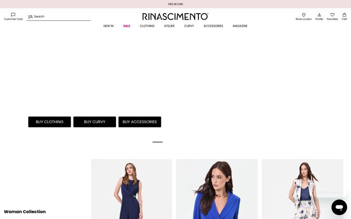 Screenshot of rinascimento.com