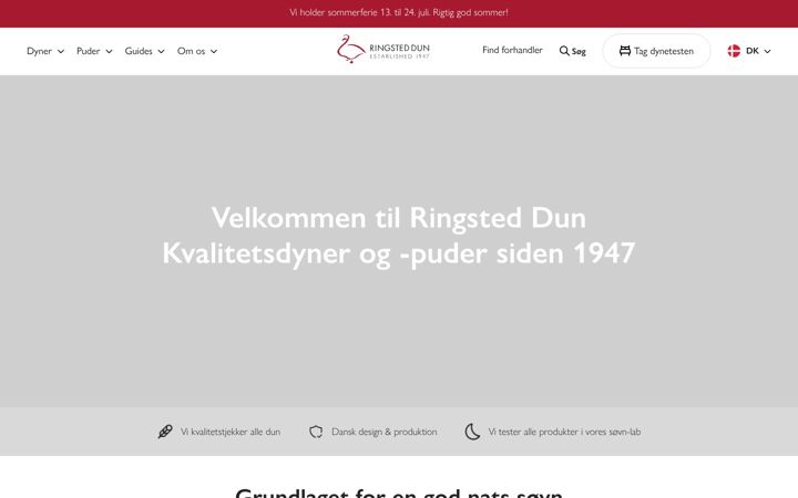 Screenshot of ringsted-dun.dk