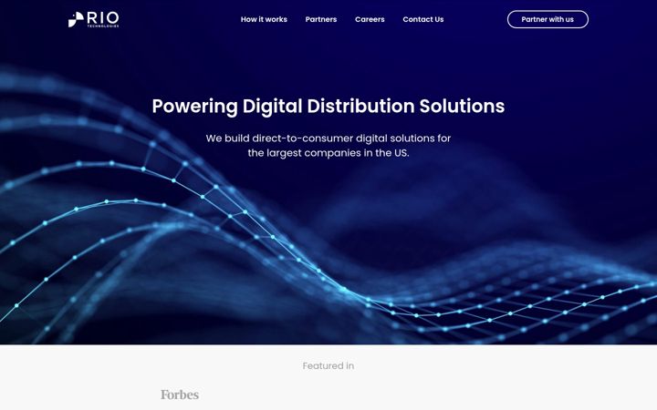 Screenshot di rio-tech.com