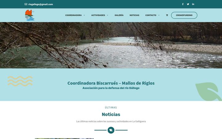 Screenshot of riogallego.org