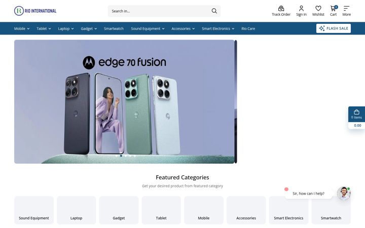 Screenshot of riointernational.com.bd