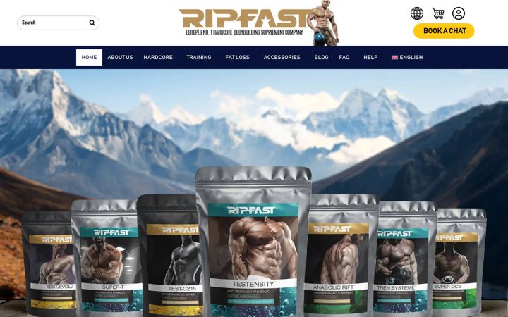 Screenshot of ripfast.com