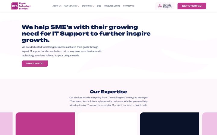 Екранна снимка на ripplesolutions.co.uk