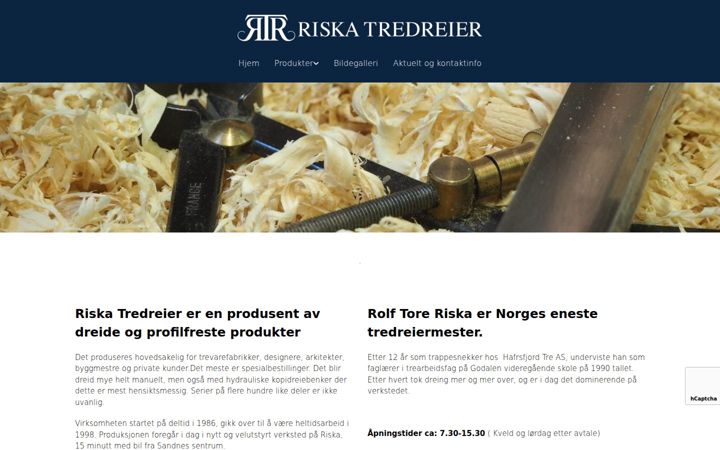 Screenshot of riskatredreier.no