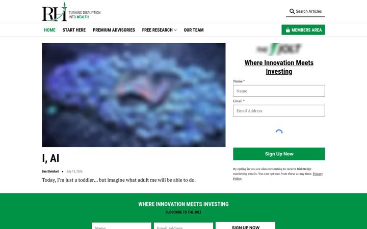 Screenshot di riskhedge.com