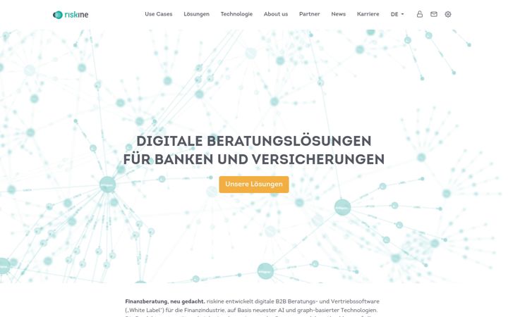 Screenshot of riskine.com
